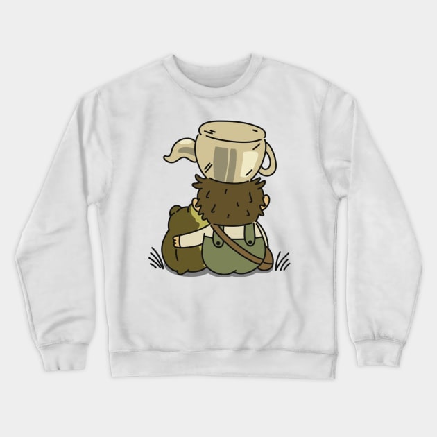Greg and The Frog - Over the Garden Wall Crewneck Sweatshirt by ariolaedris